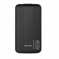 Awei P20K 10000mah Slim Power Bank Black (10W)